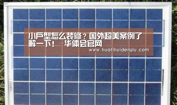 小户型怎么装修?国外超美案例了解一下!-华体会官网(图2) 华体会官网