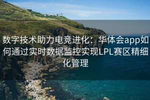 数字技术助力电竞进化：华体会app如何通过实时数据监控实现LPL赛区精细化管理