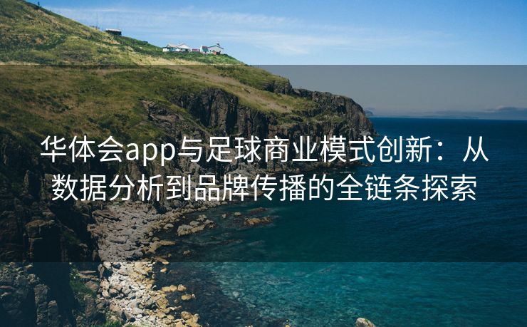 华体会app与足球商业模式创新：从数据分析到品牌传播的全链条探索